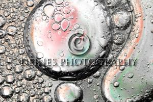 oil droplets with water